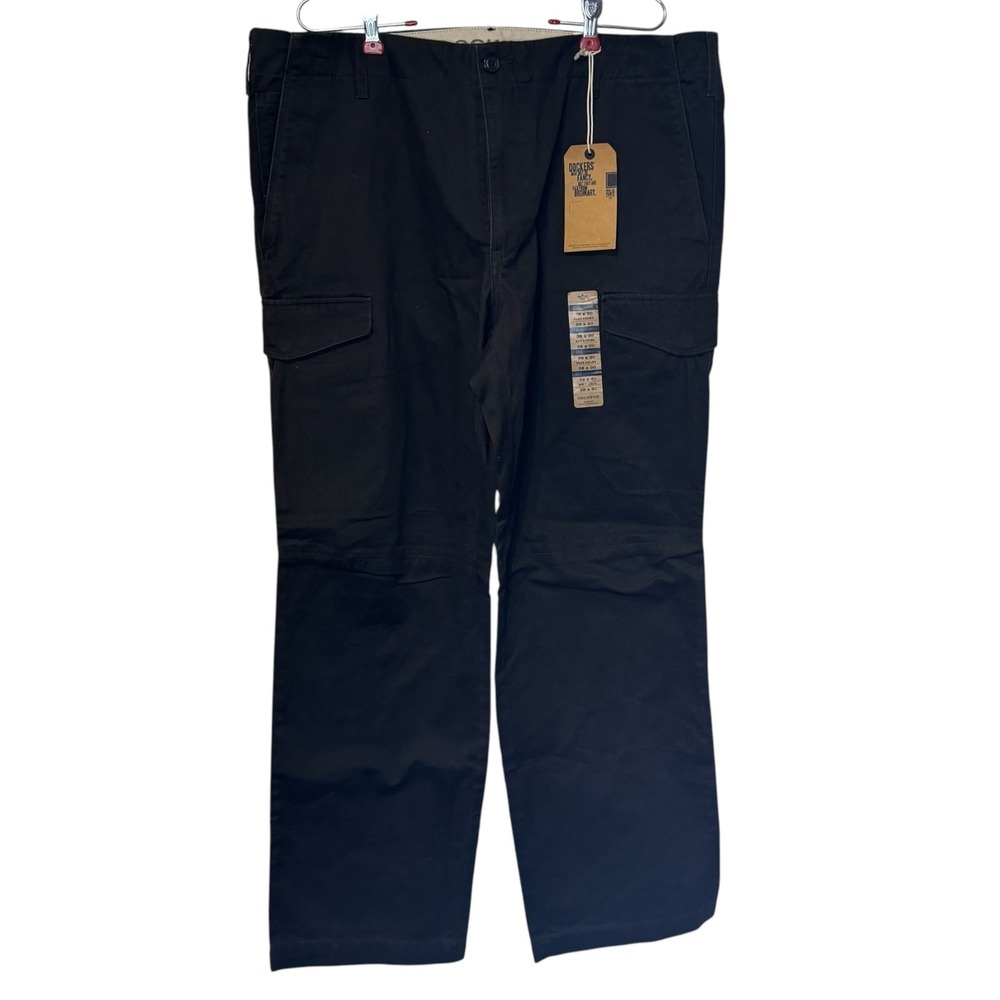 Dockers Mens Cargo Pants D2 Straight Fit 100% Cotton Workwear Brown 38X30 NWT